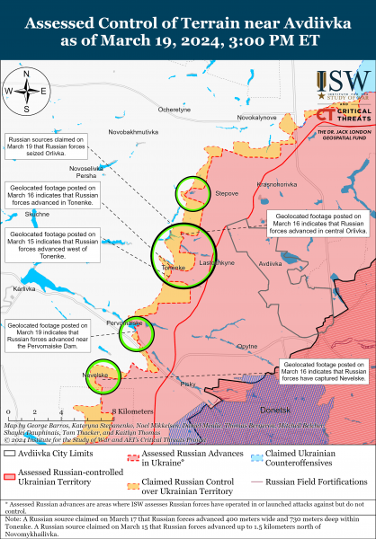 
ЗСУ утримують позиції на Бахмутському напрямку під час запеклих боїв: карти ISW 