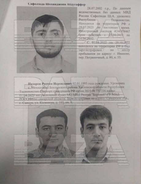 
РФ звинуватила 6 таджиків в теракті у "Крокус Сіті": МЗС Таджикистану жорстко відреагувало
