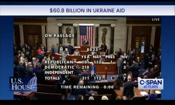 
Палата представників США ухвалила законопроєкт про допомогу Україні

