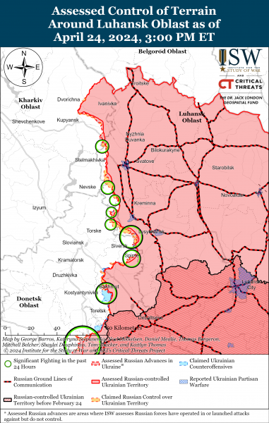 
ЗСУ просунулися у Кринках Херсонської області: карти боїв ISW 