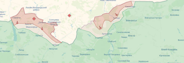 
"Сіра зона" і число населених пунктів, де йдуть бої в Харківській області, збільшилися 