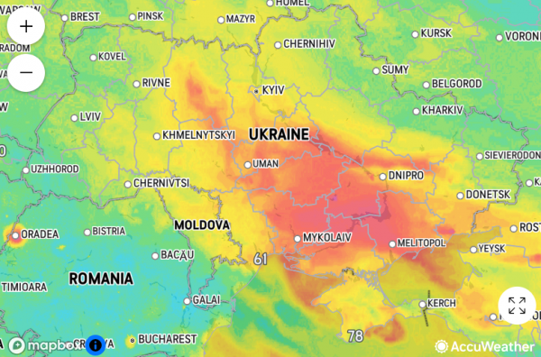 
Україну накрила пилова хмара з Казахстану: що це за явище і чи треба його боятися 
