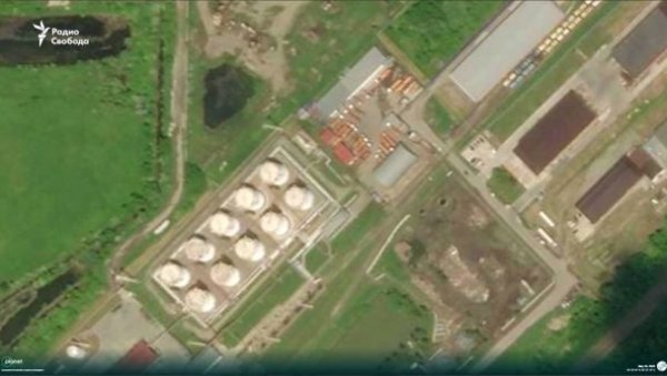 
Наслідки атаки на російську нафтобазу в Адигеї: супутникові фото

