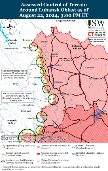 
Українці відступили з позицій на південному сході від Покровська, уникнувши оточення: карти ISW 