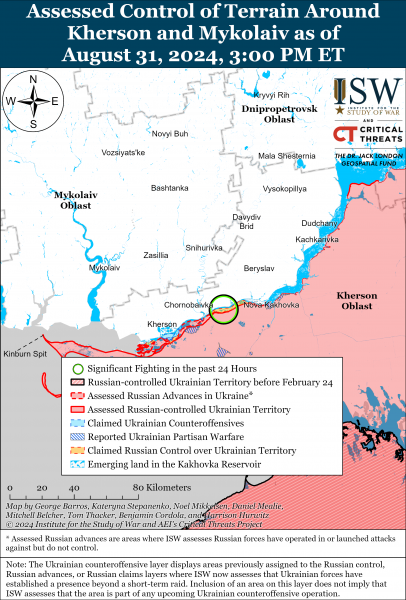 
Російські війська знову просунулися в Донецькій області: карти ISW 