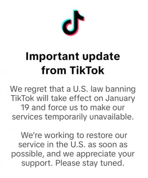 TikTok припинив роботу в США до початку дії заборони