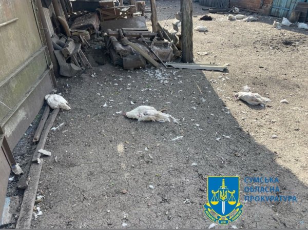 Армія РФ ударила по цивільній інфраструктурі Сумщини, двоє поранених