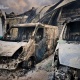 Рятувальники показали наслідки масованої атаки на Київщину - триває ліквідація пожеж
